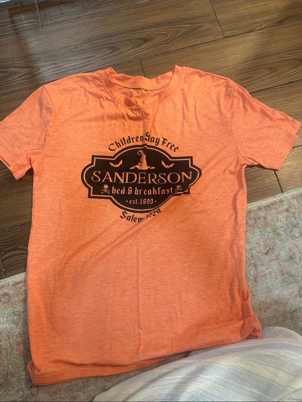 Orange Graphic Tee - Men